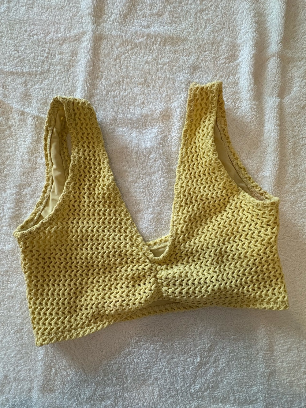 Montce crochet sports bra/swim top